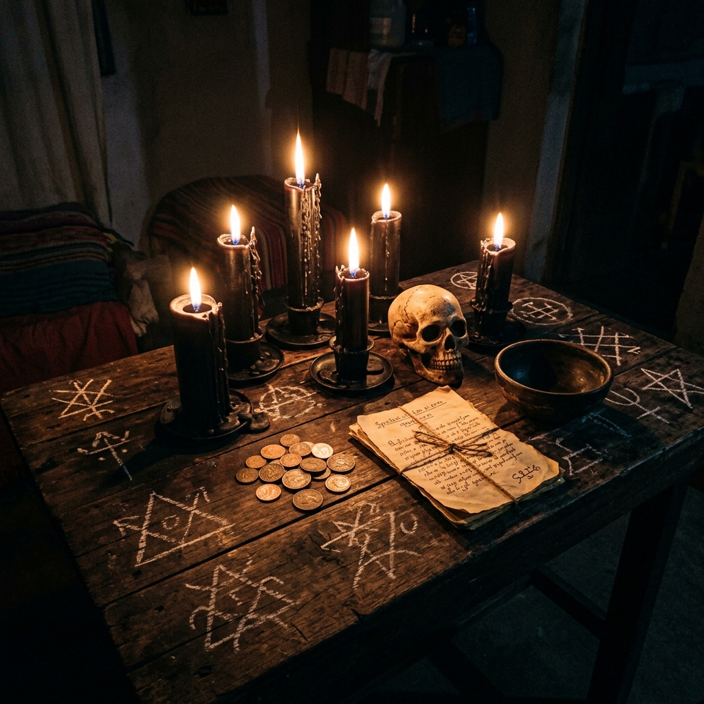 Altar de Pacto Luciferino Real
